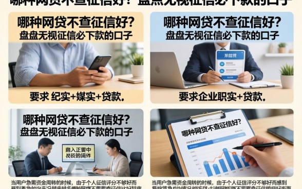 哪种网贷不查征信好?盘点无视征信必下款的口子