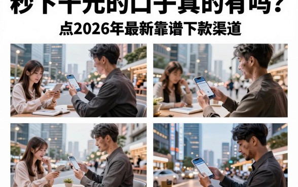 秒下千元的口子真的有吗?盘点2026年最新靠谱下款渠道
