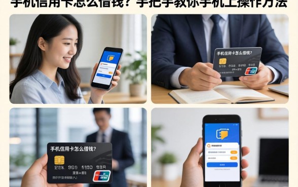 手机信用卡怎么借钱？手把手教你手机上操作方法