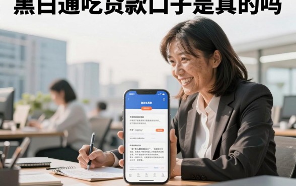 黑白通吃贷款口子是真的吗,揭秘黑白户都能下款的贷款平台