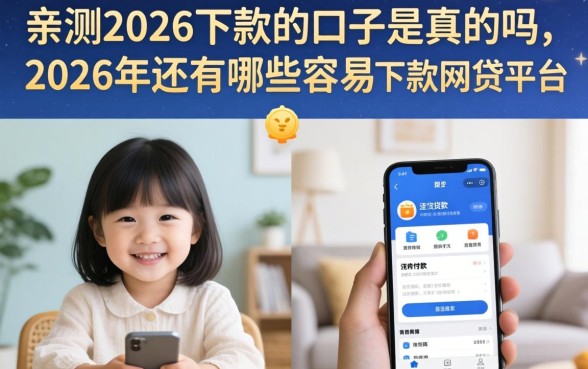 亲测2026下款的口子是真的吗，2026年还有哪些容易下款的网贷平台