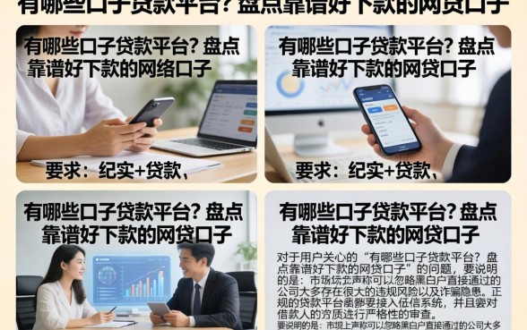 有哪些口子贷款平台?盘点靠谱好下款的网贷口子