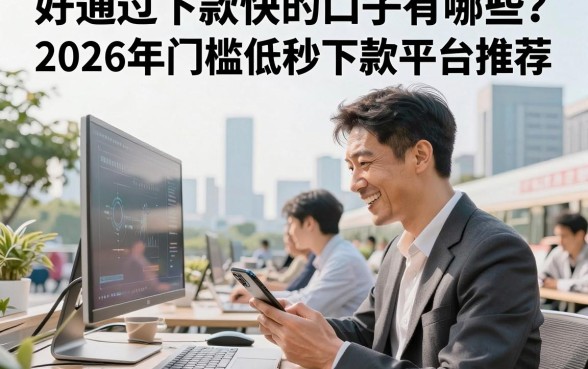 好通过下款快的口子有哪些?2026年门槛低秒下款平台推荐