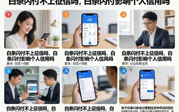 白条闪付不上征信吗,白条闪付影响个人信用吗