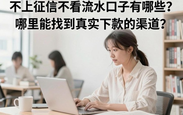 不上征信不看流水口子有哪些？哪里能找到真实下款的渠道？