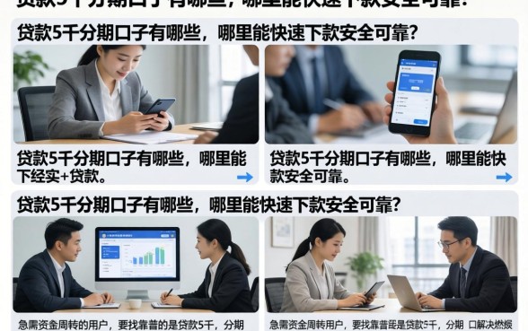 贷款5千分期口子有哪些，哪里能快速下款安全可靠？