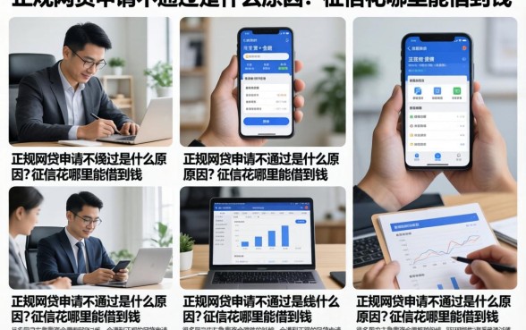 正规网贷申请不通过是什么原因?征信花哪里能借到钱