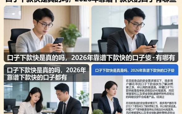 口子下款快是真的吗,2026年靠谱下款快的口子有哪些