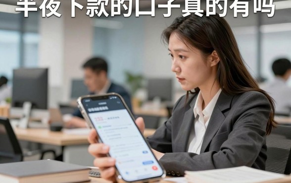 半夜下款的口子真的有吗，分享几个靠谱的夜间放款平台