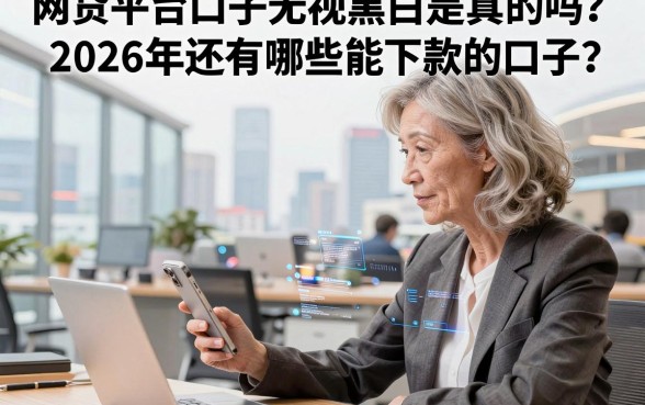 网贷平台口子无视黑白是真的吗?2026年还有哪些能下款的口子?