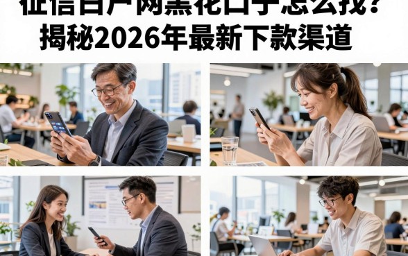 征信白户网黑花口子怎么找？揭秘2026年最新下款渠道