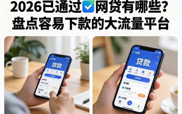 2026已通过的网贷有哪些？盘点容易下款的大流量平台