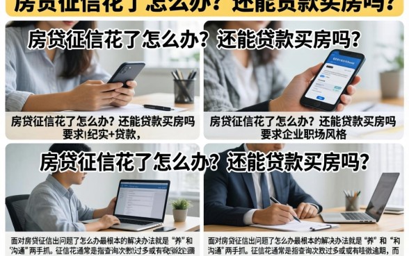 房贷征信花了怎么办?还能贷款买房吗?