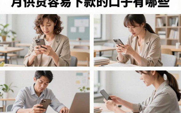 月供贷容易下款的口子有哪些,2026年审核容易通过的平台推荐