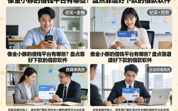 像金小豚的借钱平台有哪些？盘点靠谱好下款的借款软件