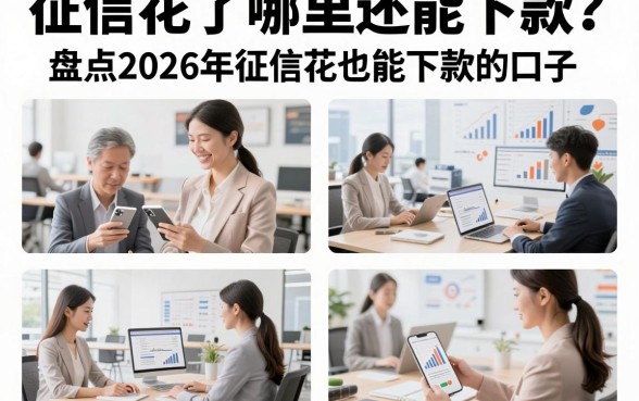 征信花了哪里还能下款？盘点2026年征信花也能下款的口子