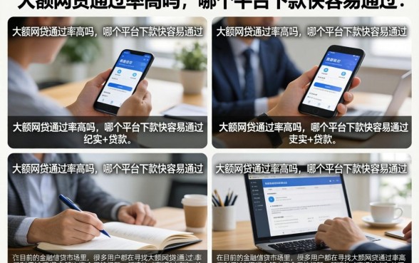 大额网贷通过率高吗，哪个平台下款快容易通过