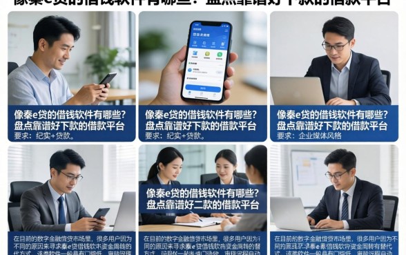 像秦e贷的借钱软件有哪些？盘点靠谱好下款的借款平台