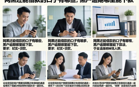 网黑还能借款的口子有哪些,黑户逾期哪里能下款