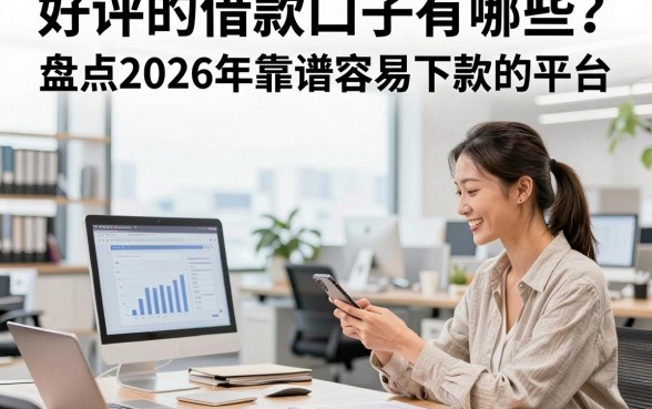 好评的借款口子有哪些?盘点2026年靠谱容易下款的平台
