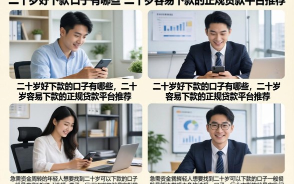二十岁好下款的口子有哪些,二十岁容易下款的正规贷款平台推荐