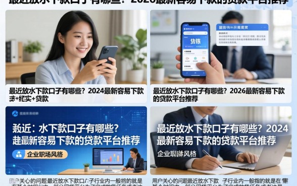 最近放水下款口子有哪些？2026最新容易下款的贷款平台推荐