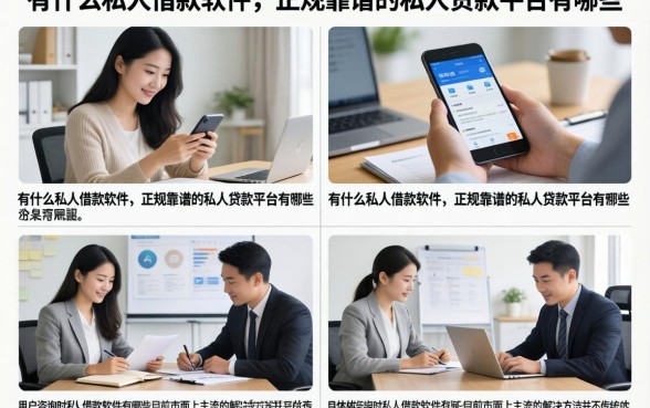 有什么私人借款软件,正规靠谱的私人贷款平台有哪些