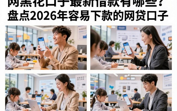 网黑花口子最新借款有哪些？盘点2026年容易下款的网贷口子