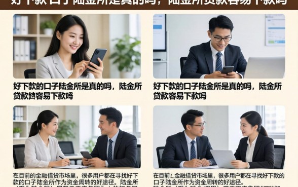 好下款的口子陆金所是真的吗,陆金所贷款容易下款吗