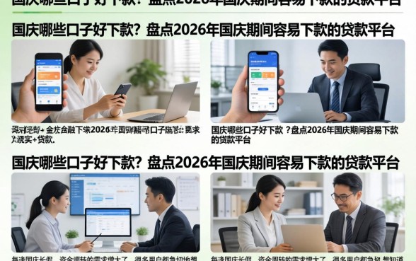 国庆哪些口子好下款？盘点2026年国庆期间容易下款的贷款平台
