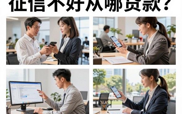 征信不好从哪贷款？征信花户还能下款的平台推荐