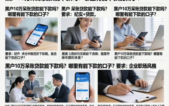 黑户10万呆账贷款能下款吗?哪里有能下款的口子?