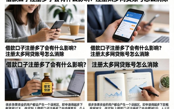 借款口子注册多了会有什么影响？注册太多网贷账号怎么消除