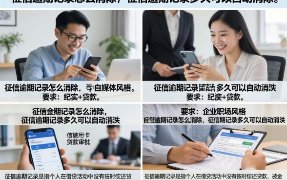 征信逾期记录怎么消除，征信逾期记录多久可以自动消除