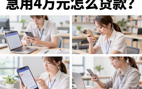 急用4万元怎么贷款?正规平台快速放款攻略