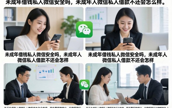 未成年借钱私人微信安全吗，未成年人微信私人借款不还会怎么样