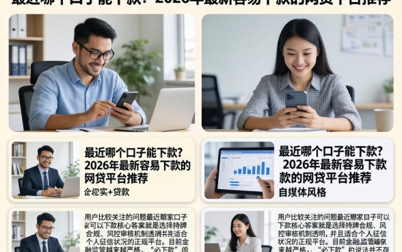 最近哪个口子能下款?2026年最新容易下款的网贷平台推荐