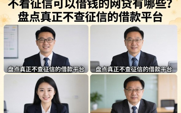 不看征信可以借钱的网贷有哪些？盘点真正不查征信的借款平台