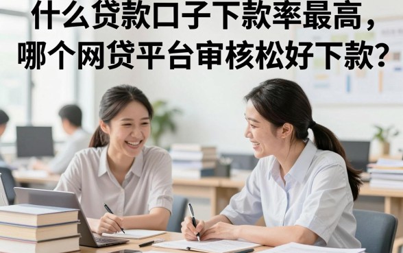 什么贷款口子下款率最高,哪个网贷平台审核松好下款?