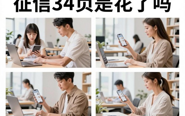 征信34页是花了吗，打印出来34页征信算花吗