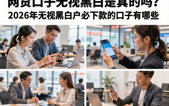 网贷口子无视黑白是真的吗？2026年无视黑白户必下款的口子有哪些