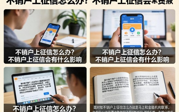不销户上征信怎么办?不销户上征信会有什么影响