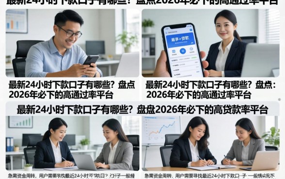 最新24小时下款口子有哪些？盘点2026年必下的高通过率平台