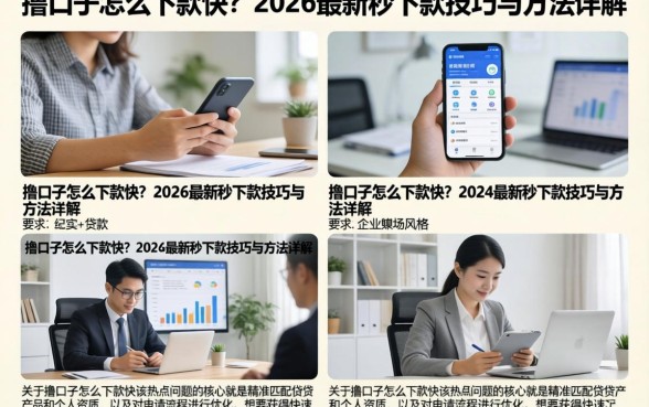 撸口子怎么下款快？2026最新秒下款技巧与方法详解