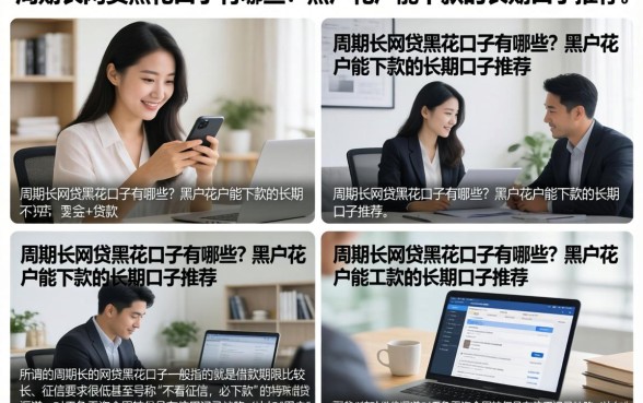 周期长网贷黑花口子有哪些？黑户花户能下款的长期口子推荐