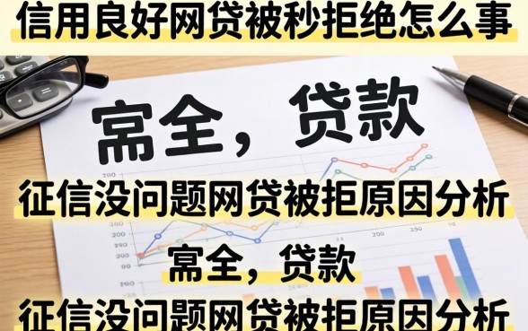信用良好网贷被秒拒绝怎么回事，征信没问题网贷被拒原因分析
