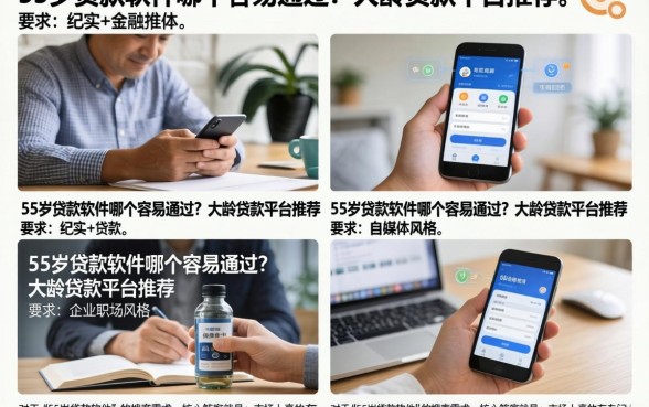 55岁贷款软件哪个容易通过？大龄贷款平台推荐