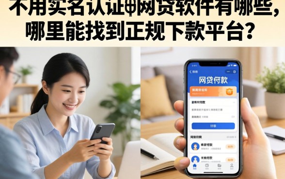 不用实名认证的网贷软件有哪些，哪里能找到正规下款平台？