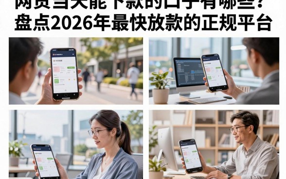 网贷当天能下款的口子有哪些?盘点2026年最快放款的正规平台