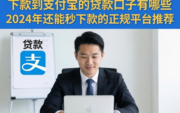 下款到支付宝的贷款口子有哪些,2024年还能秒下款的正规平台推荐